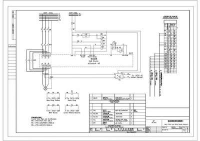 某电动机二次接线图CAD构造设计完整